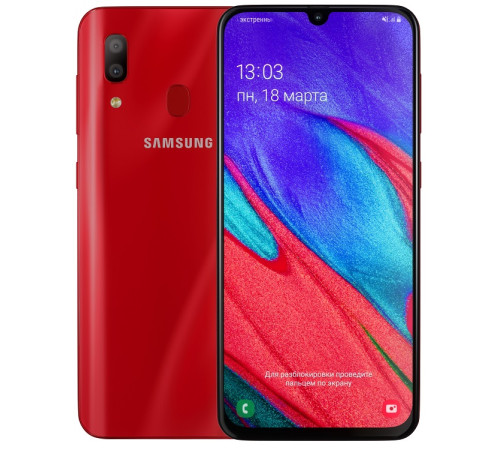 მობილური ტელეფონი SAMSUNG Galaxy A40 4GB/64GB LTE Duos Red(A405F)