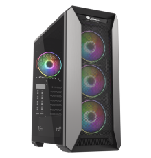 ქეისი Genesis Mid-Tower IRID 515 Black with RGB Light