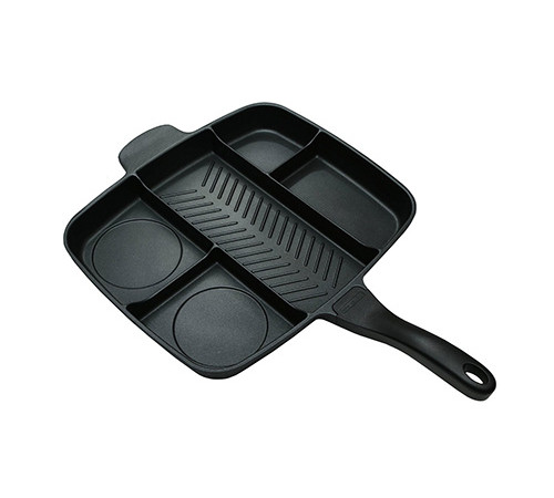 უნივერსალური ტაფა MESSI MASTER GRILL 38 CM GRANITE