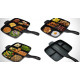 უნივერსალური ტაფა MESSI MASTER GRILL 38 CM GRANITE