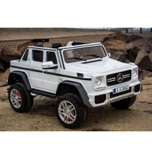 საბავშვო ელექტრო მანქანა MERCEDES MAYBACH G650 WHITE