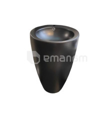 ხელსაბანი-მონობლოკი ESERO 901-MATT Black 500X500x840