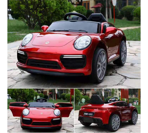 საბავშვო ელექტრო მანქანა PORSCHE WMT-911 RED