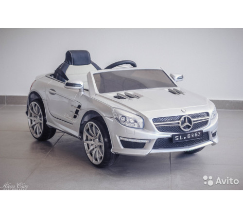 საბავშვო ელექტრო მანქანა MERCEDES SL 6363 WHITE