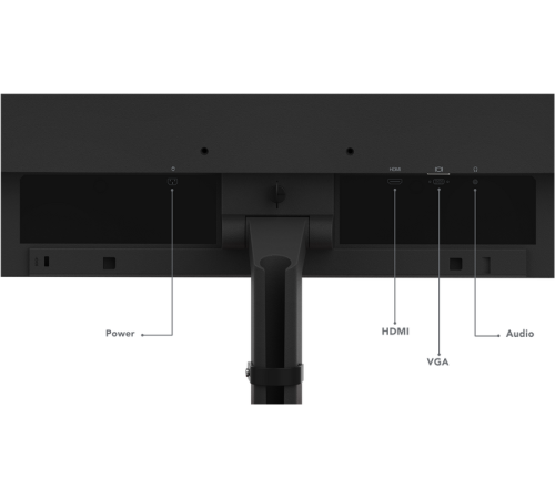 მონიტორი Lenovo 23.8'' ThinkVision S24e-20 (62AEKAT2EU) - Black