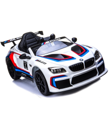 საბავშვო ელექტრო მანქანა BMW M6 GT3 WHITE