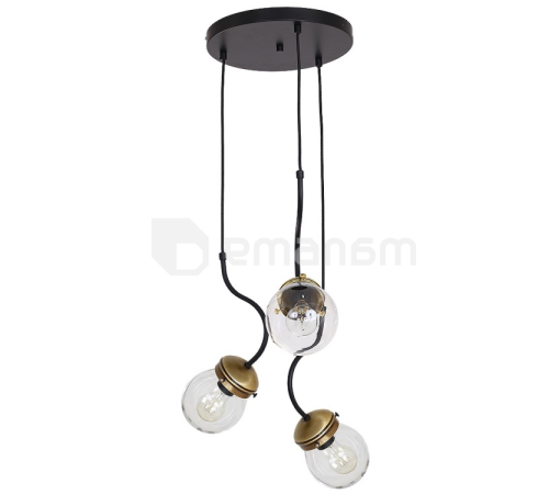 ჭაღი Luminex Natan თითბერი 7799 3xE27 max 60W