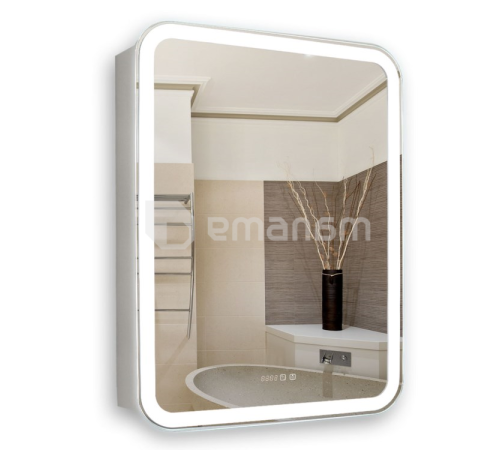 კარადა სარკით Silver Mirror Fidge 60