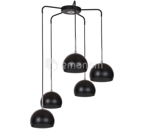 ჭაღი Luminex Cool 518 5x60W E27 შავი