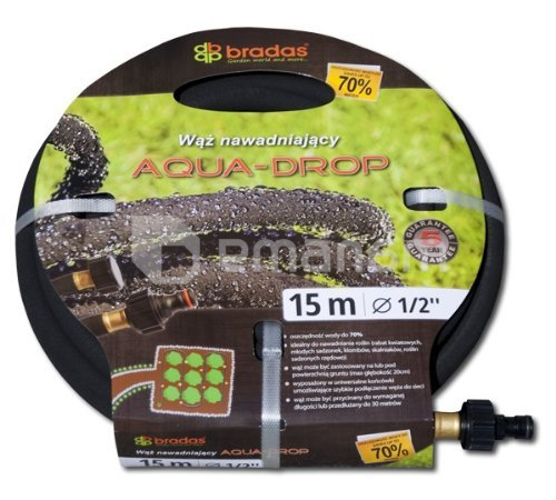 შლანგი მოსარწყავი BRADAS AQUA-DROP 1/2" 15 მ WAD1/2015
