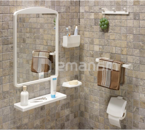 ნაკრები აბაზანის ოთახის Primanova M-02801 7 ც