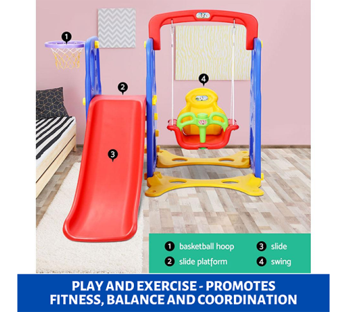 სასრიალო Little Tots Keezi 3-in-1 ZK016-1 (X02)