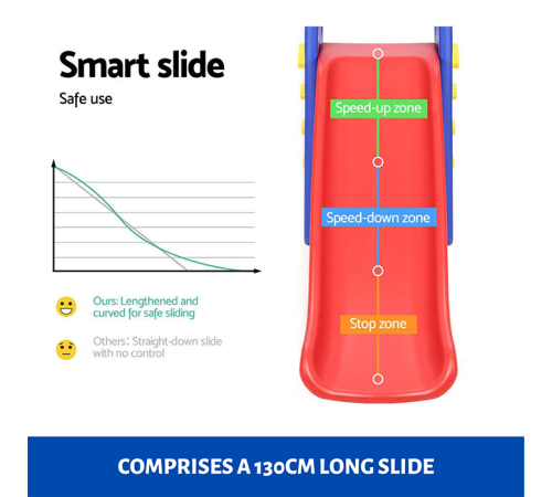 სასრიალო Little Tots Keezi 3-in-1 ZK016-1 (X02)