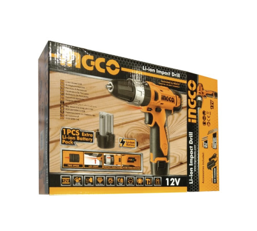 სახრახნისი INGCO 12V CIDLI228120