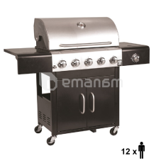 გრილი-ბარბექიუ გაზის Landmann XXL Trendy 5.1 თუჯის ცხაურით
