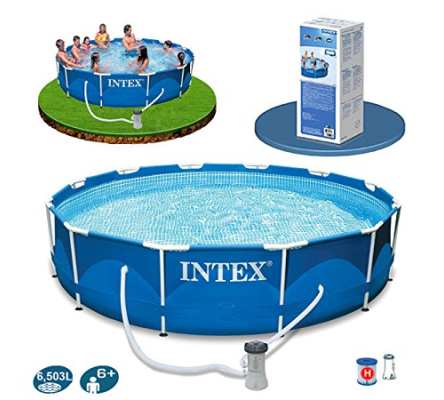 კარკასული აუზი INTEX 28212 (366x76სმ+ფილტრი)