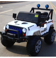 საბავშვო ელექტრო მანქანა JEEP JHW5188 WHITE