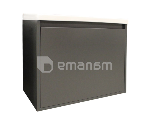 კარადა ხელსაბანისთვის Dneprokeramika Forli 60 გრაფიტი