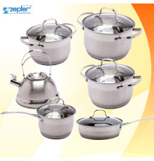 ქვაბების ნაკრები ZEPTER  ZP 4333 12 PCS