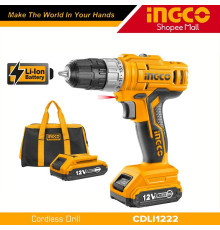 სახრახნისი INGCO 12V CDLI1222