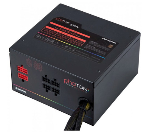კვების ბლოკი CHIEFTEC RETAIL Photon CTG-650C-RGB