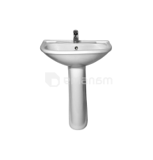 ხელსაბანი პედესტალით Oskol-Keramika Prestige 63 თეთრი