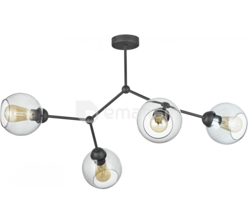 ჭაღი TK Lighting 2730 FAIRY 4хE27 60W შავი