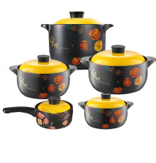 კერამიკული ქვაბების ნაკრები SCENT OF A  FLOWER 5 pcs (1)