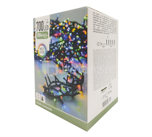 გირლანდა საახალწლო MICRO CLUSTER AX8510420 700 multi color LED