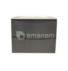 კარადა ხელსაბანისთვის Dneprokeramika Paola 70 Graphite