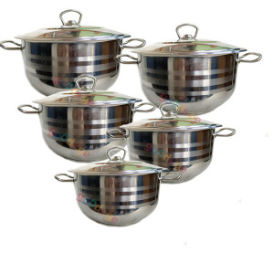 ქვაბების ნაკრები KMAREA 5 PCS BIG