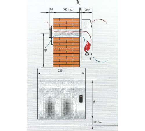 გაზის გამათბობელი AKOG 4 (H) BLACK