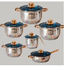 ქვაბების ნაკრები KAISERHOFF KH-0129Q