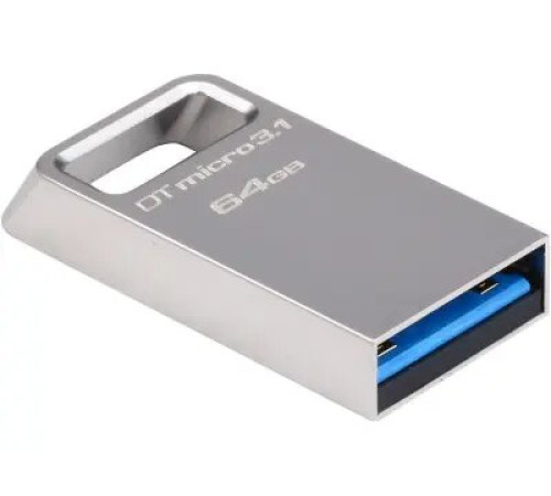 ფლეშ მეხსიერება Kingston Type-A ultra-compact drive 64GB DTMicro USB 3.2  (DTMC3G2/64GB)