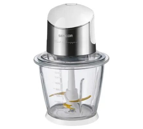 დასაქუცმაცებელი Sencor SCB 6150SS Chopper, 500watt, volume 1500 ml,Rubber anti-skid base,Safety switch, Titan 4 blade