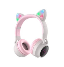 ყურსასმენი Hoco W27 Cat Ear Wireless Headphones Grey