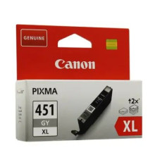 კარტრიჯი CANON CLI-451XL GY ნაცრისფერი, ორიგინალი (350 გვერდი)