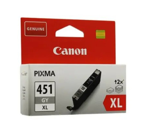 კარტრიჯი CANON CLI-451XL GY ნაცრისფერი, ორიგინალი (350 გვერდი)