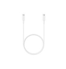 კაბელი Type-C  Samsung USB Type-C cable to USB Type-C (60 W) WHITE (EP-DA705BWRGRU)