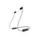ყურსასმენი Sony WI-C100 Black (WIC100B.E)