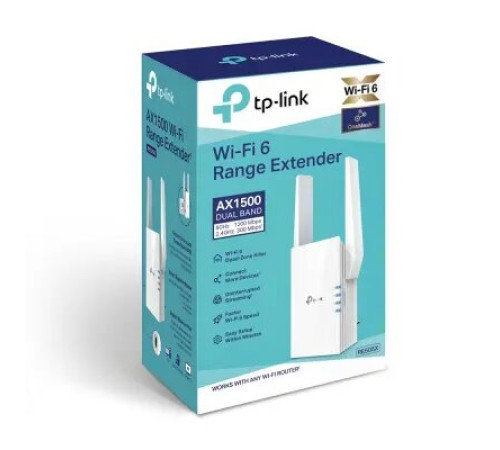 როუტერი TP-link RE505X AX1500 Wi-Fi 6 Range Extender