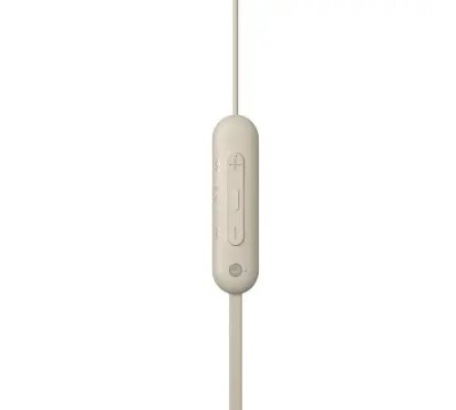 ყურსასმენი Sony WI-C100 Beige (WIC100C.E)