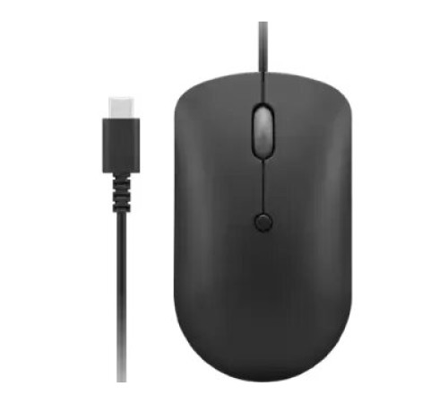 მაუსი Lenovo 400 USB-C Wired Compact Mouse