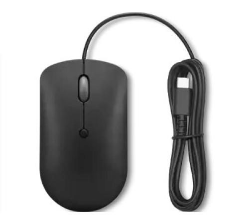 მაუსი Lenovo 400 USB-C Wired Compact Mouse
