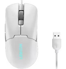 მაუსი Lenovo Legion M300s RGB Gaming Mouse (Glacier White)