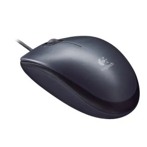 მაუსი LOGITECH M90 Corded Mouse - GREY - USB - EWR2