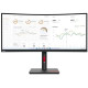 მონიტორი ThinkVision T34w 34'' 3440x1440 4ms 60 Hz Raven Black