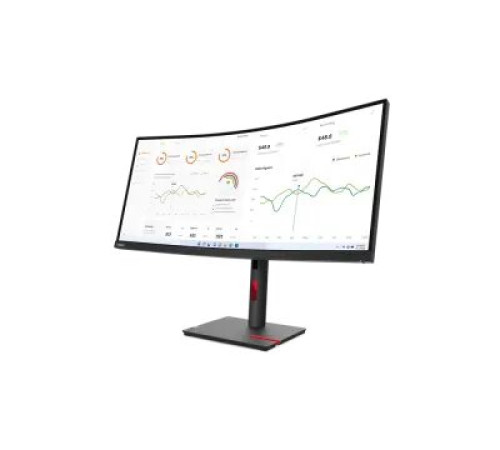 მონიტორი ThinkVision T34w 34'' 3440x1440 4ms 60 Hz Raven Black