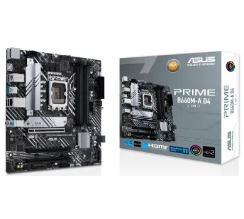 დედა დაფა Asus PRIME B660M-A D4-CSM//LGA1700,B660,USB3.2 GEN 2,MB