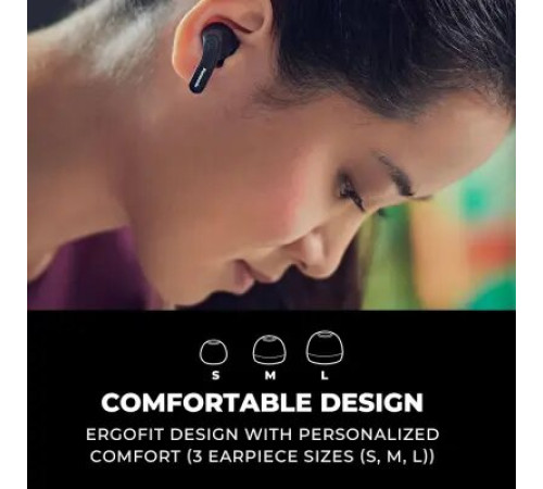 ყურსასმენი Panasonic RZ-B310WDG-K TWS Wireless Headset Black